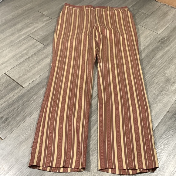 Levi’s Dead Stock NWT Permanent Press 1970’s Stripe Flare Dress Slacks Made USA - Picture 5 of 11